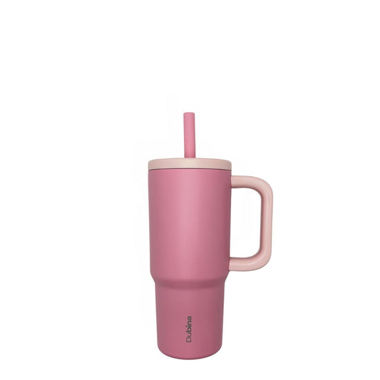 Cozy Comfort Cup – 20oz Insulated Mug with Silicone Straw